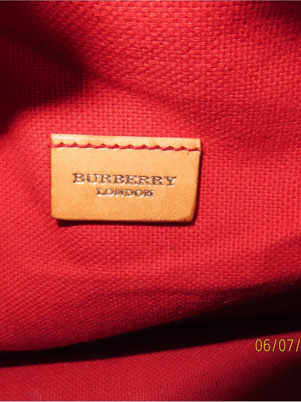 Burberry Pink, Cream & Green Floral Shoulder Bag - Picture 6 of 7